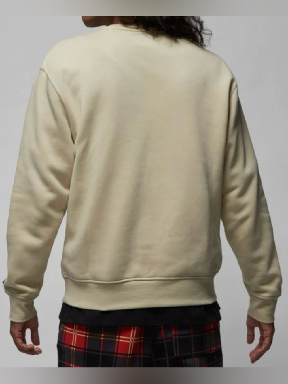 Jordan Essential Holiday Men's Fleece Crew-Neck Sweatshirt DV1574-206 Size S - Picture 5 of 9
